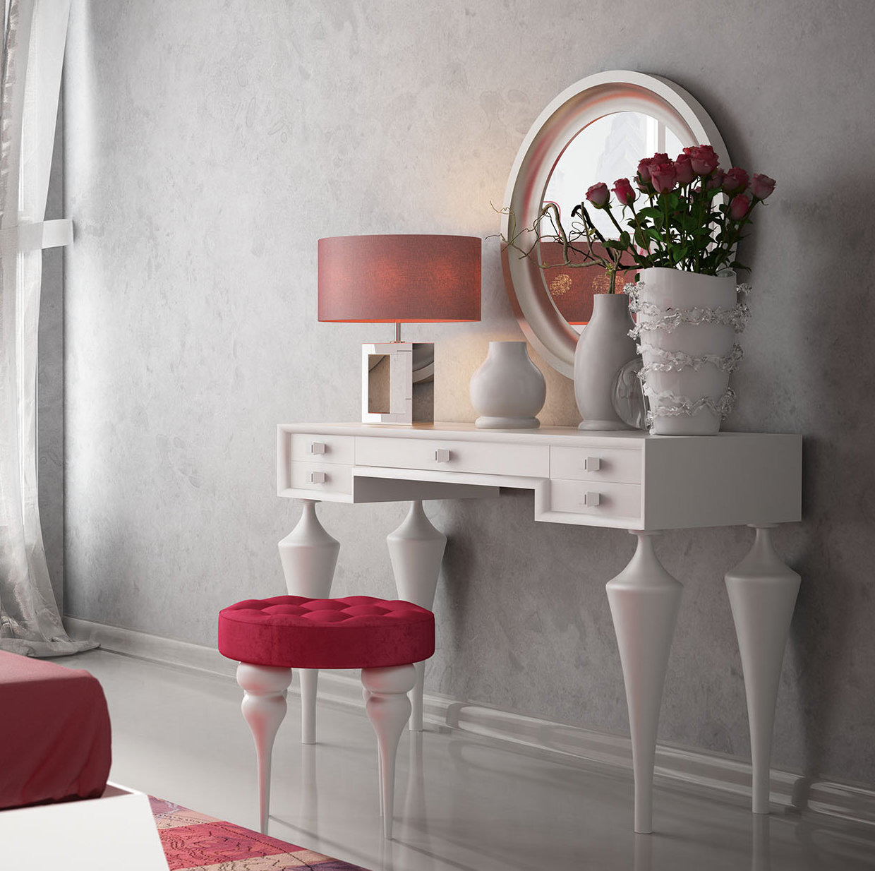 Kirkwood Vanity Everly Quinn Color White Matte